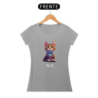 Nome do produto CAMISETA FEMININA CAT - GLIX