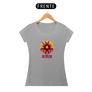 Nome do produto CAMISETA FEM. - FLOR COLORIDA
