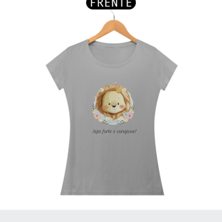 Nome do produto CAMISETA LEÃOZINHO - SEJA CORAJOSA