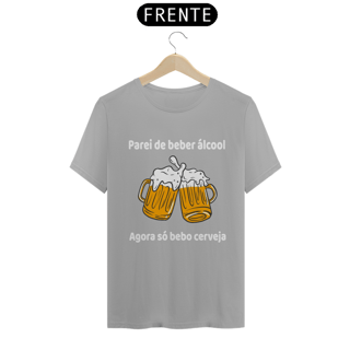 Nome do produto CAMISETA CERVEJA - PAREI DE BEBER