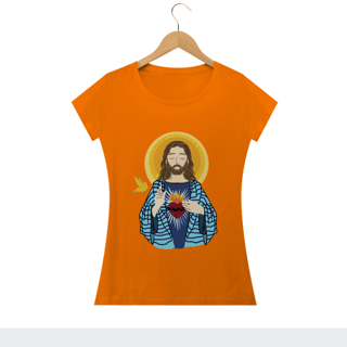 Nome do produto CAMISETA FEM. -- SAGRADO CORAÇÃO DE JESUS