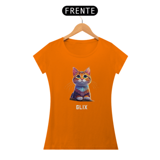Nome do produto CAMISETA FEMININA CAT - GLIX