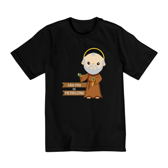 CAMISETA INF. - SÃO PIO DE PIETRELCINA