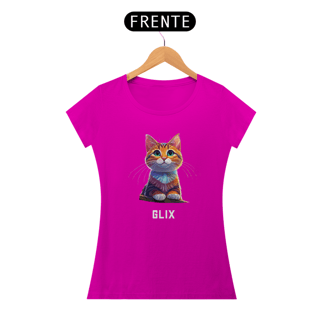 Nome do produto CAMISETA FEMININA CAT - GLIX