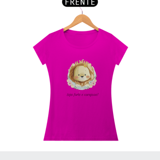 Nome do produto CAMISETA LEÃOZINHO - SEJA CORAJOSA