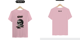 Nome do produto CAMISETA CAVEIRA/SKATE - GLIX