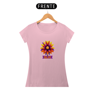 Nome do produto CAMISETA FEM. - FLOR COLORIDA