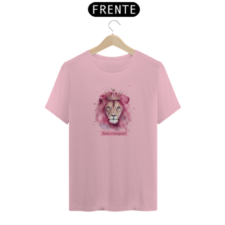 Nome do produto CAMISETA - LEÃO ROSA
