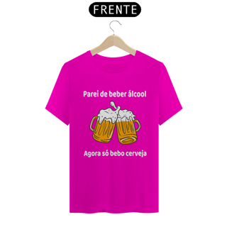 Nome do produto CAMISETA CERVEJA - PAREI DE BEBER