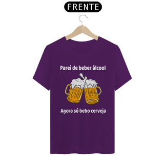 Nome do produto CAMISETA CERVEJA - PAREI DE BEBER