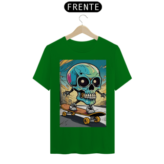 Nome do produto CAMISETA - CAVEIRA/SKATE