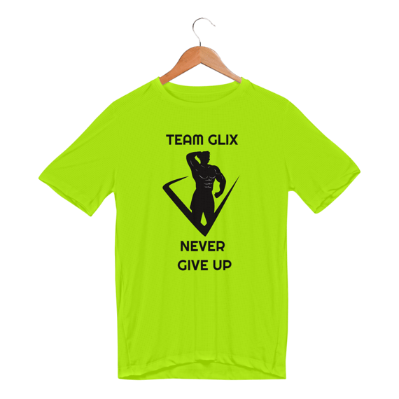 CAMISETA ACADEMIA - NEVER GIVE UP