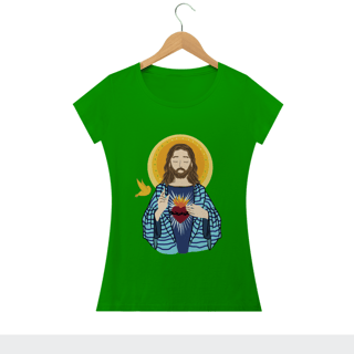 Nome do produto CAMISETA FEM. -- SAGRADO CORAÇÃO DE JESUS