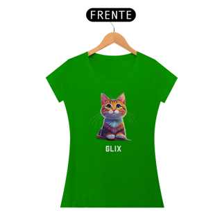 Nome do produto CAMISETA FEMININA CAT - GLIX