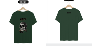 Nome do produto CAMISETA CAVEIRA/SKATE - GLIX