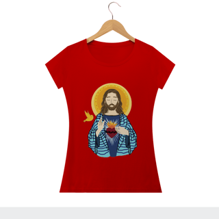 Nome do produto CAMISETA FEM. -- SAGRADO CORAÇÃO DE JESUS