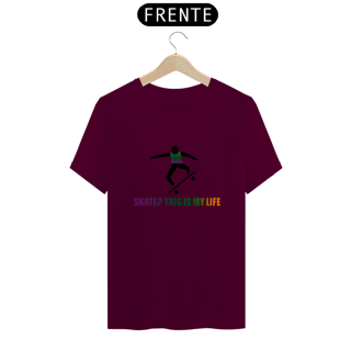 Nome do produto CAMISETA - SKATE IS LIFE