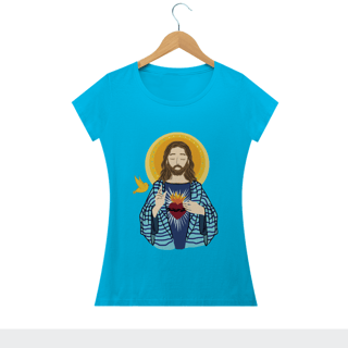 Nome do produto CAMISETA FEM. -- SAGRADO CORAÇÃO DE JESUS