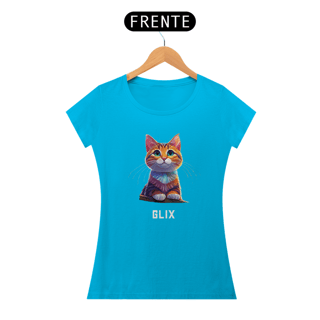 Nome do produto CAMISETA FEMININA CAT - GLIX