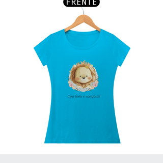 Nome do produto CAMISETA LEÃOZINHO - SEJA CORAJOSA