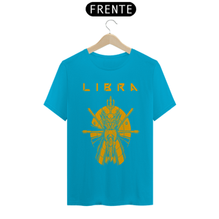 Nome do produto Camiseta Unissex: Libra Gold Armor