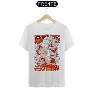 Nome do produto Camiseta Unissex: Luffy Nika Mod