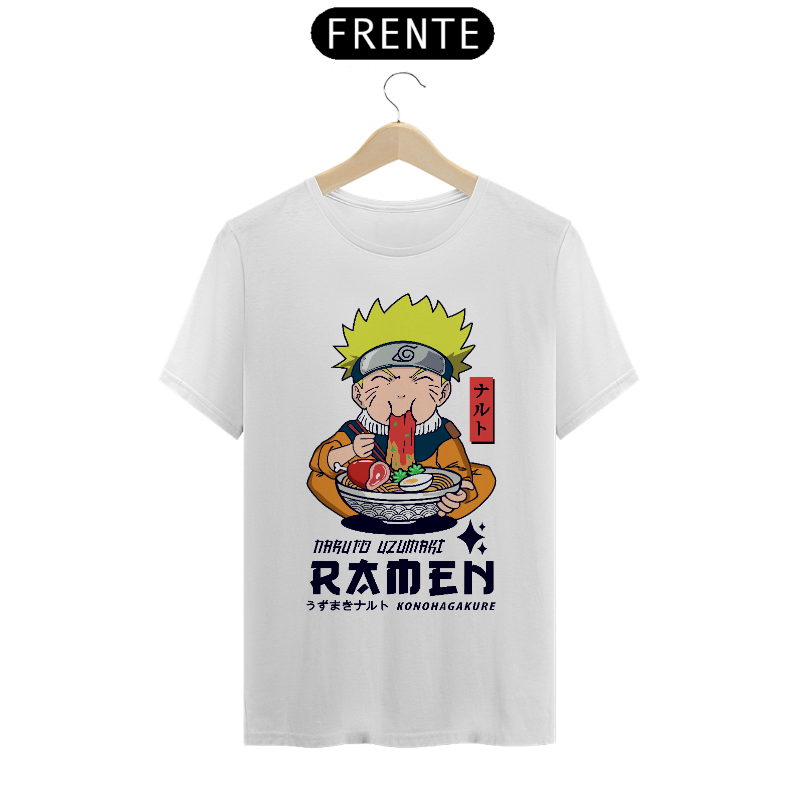 Camiseta Unissex: Naruto Uzumaki