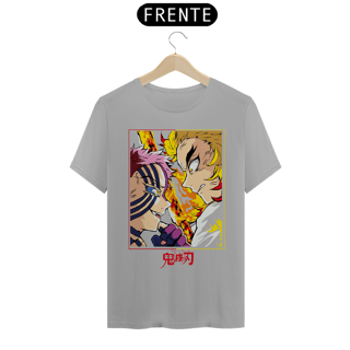 Nome do produto Camiseta Unissex: Rengoku vs Akaza