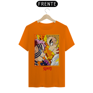 Nome do produto Camiseta Unissex: Rengoku vs Akaza