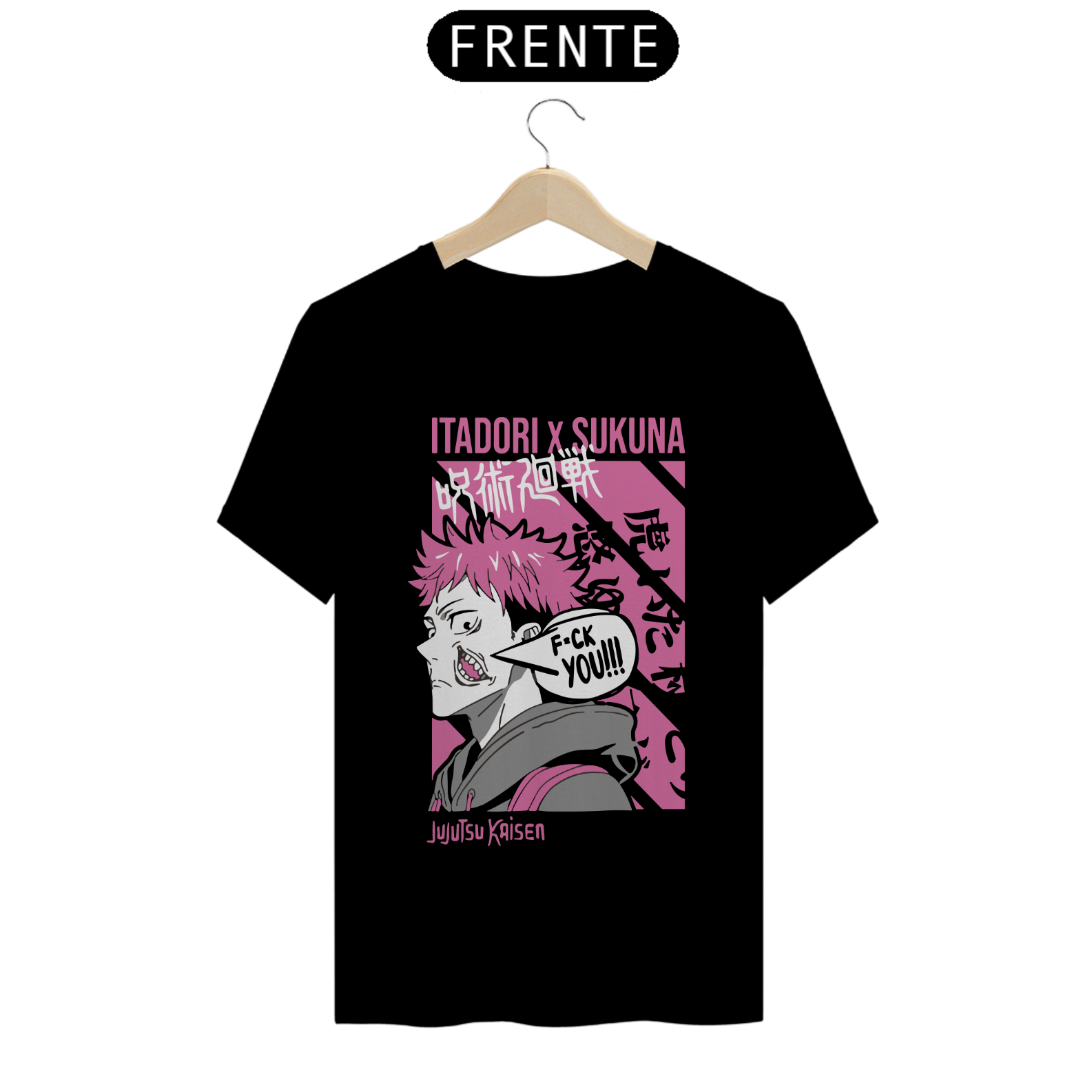 Camiseta Unissex: Itadori x Sukuna