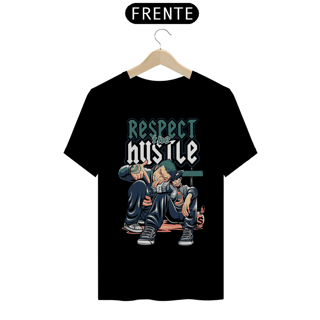 Nome do produto Camiseta Unissex: Respect the Hustle