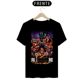 Camiseta Unissex: Luffy vs Kaido