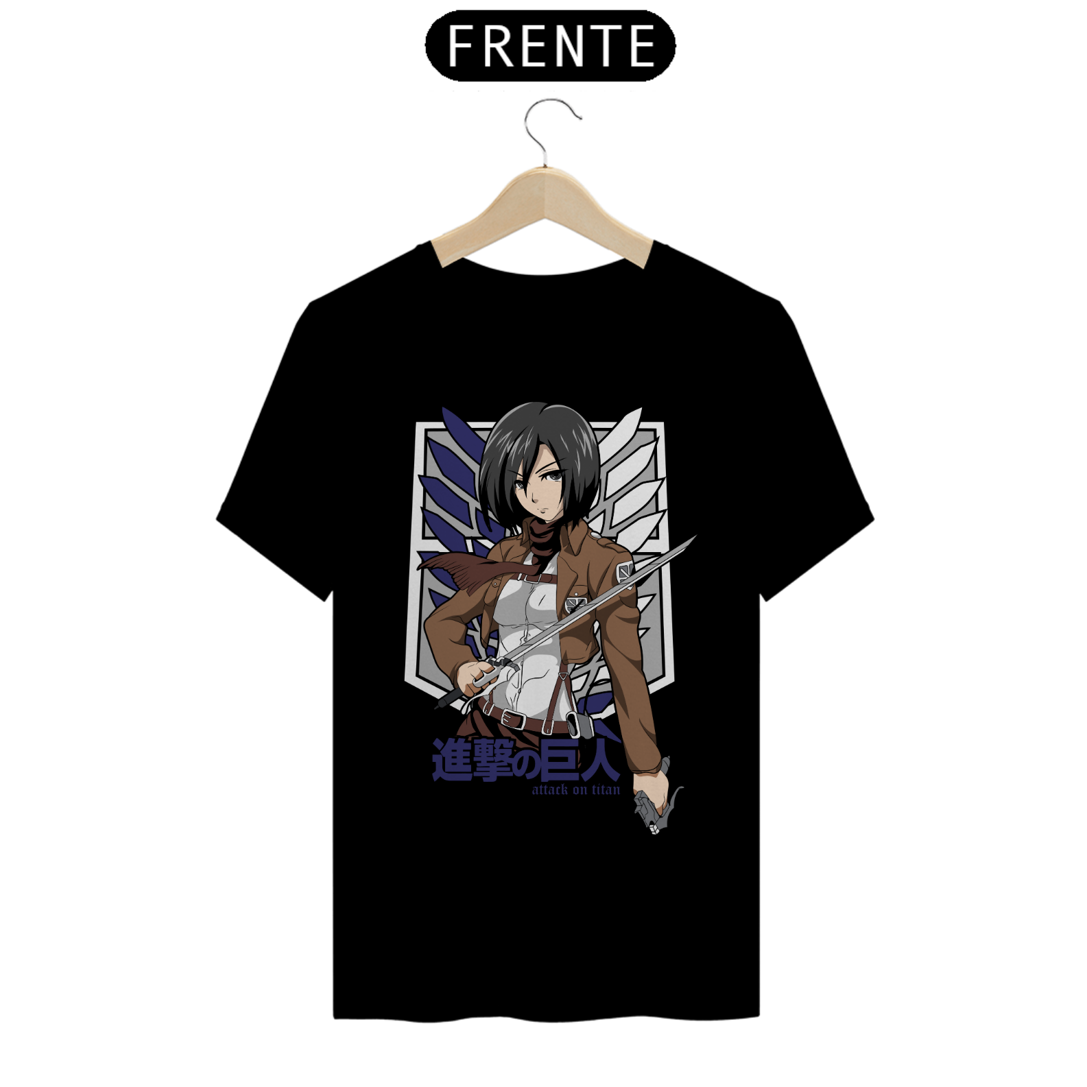 Camiseta Unissex: Mikasa 