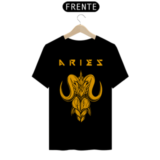 Camiseta Unissex: Aries Gold Armor