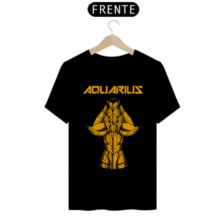 Camiseta Unissex: Aquarius Gold Armor