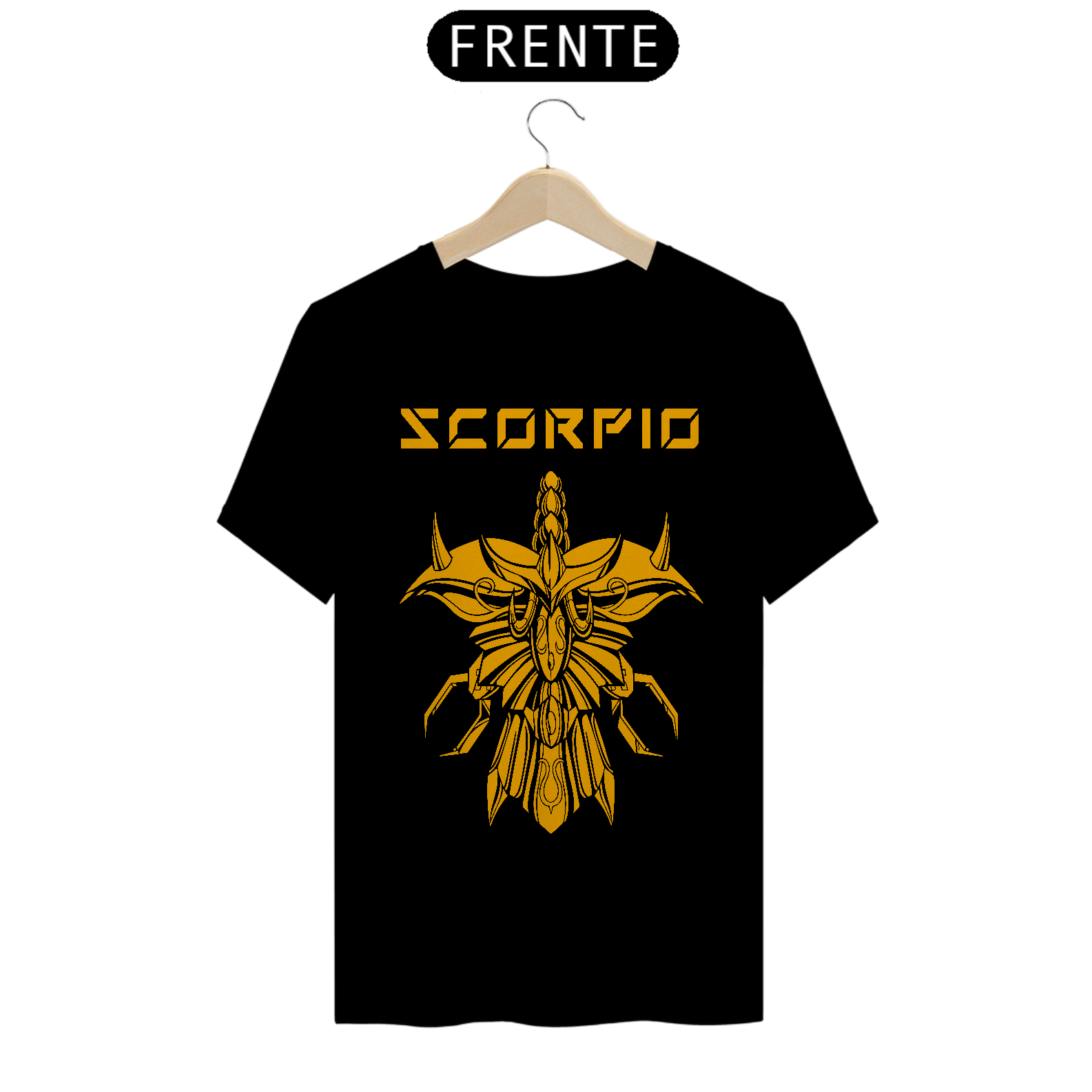 Camiseta Unissex: Scorpio Gold Armor