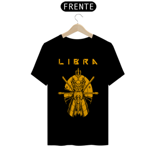 Camiseta Unissex: Libra Gold Armor