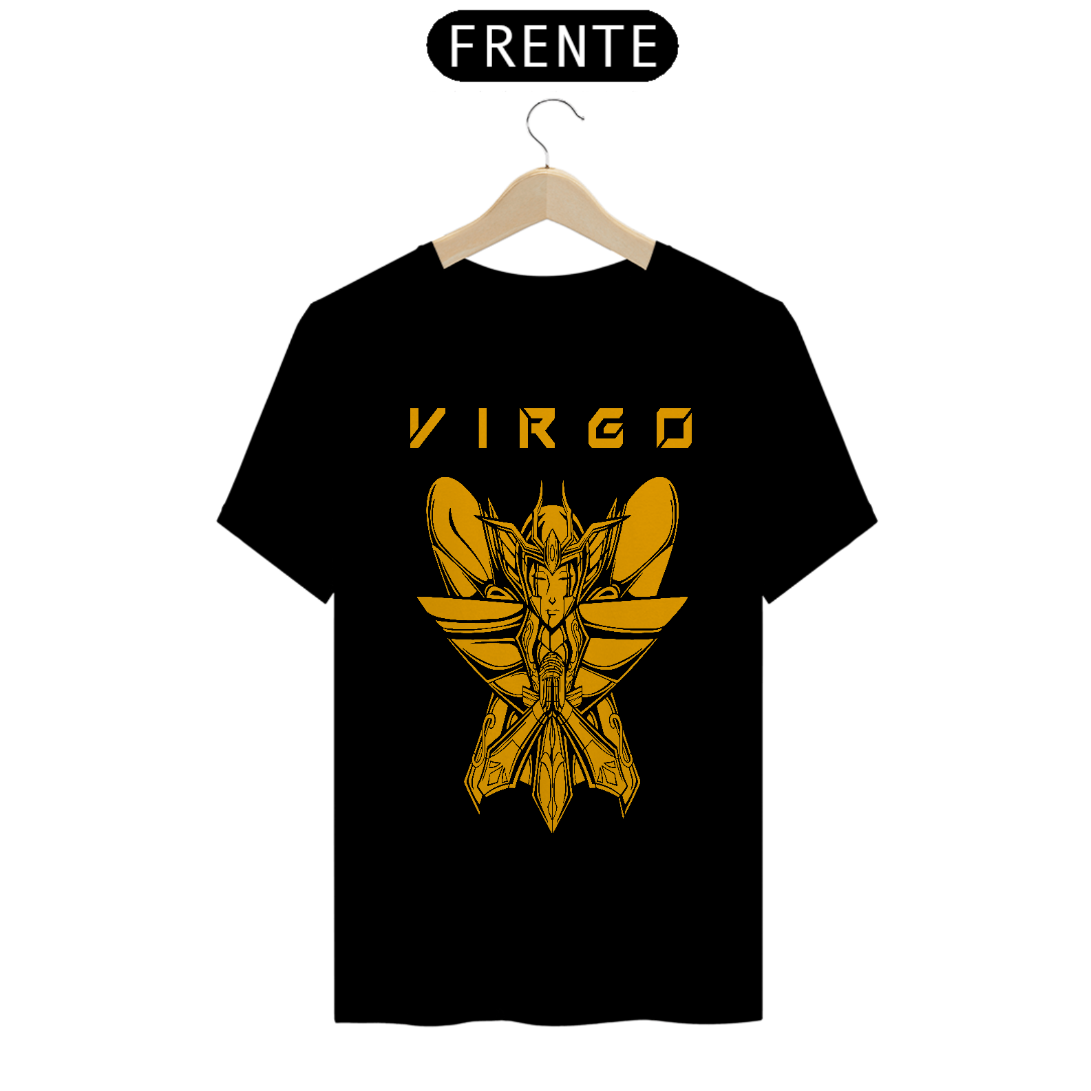 Camiseta Unissex: Virgo Gold Armor