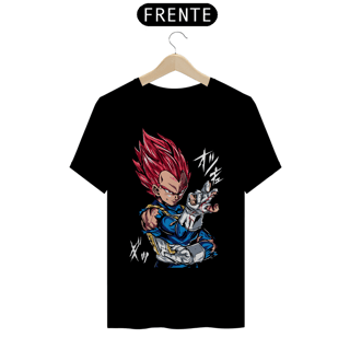 Camiseta Unissex: Vegeta Red