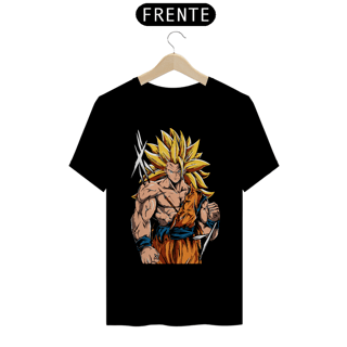 Camiseta Unissex: Goku Super Sayajin 3