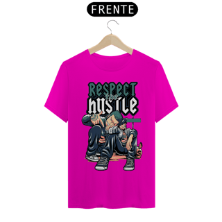 Nome do produto Camiseta Unissex: Respect the Hustle