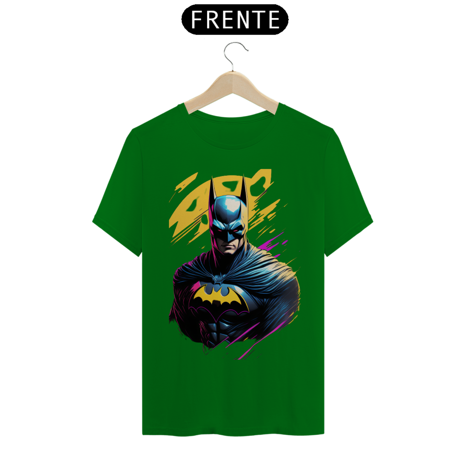 Camiseta Unissex: Batman Synthwave