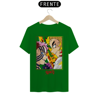 Nome do produto Camiseta Unissex: Rengoku vs Akaza