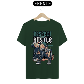 Nome do produto Camiseta Unissex: Respect the Hustle