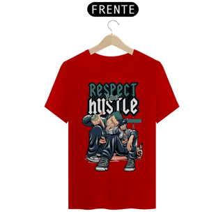Nome do produto Camiseta Unissex: Respect the Hustle