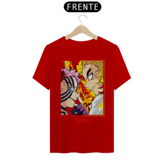 Nome do produto Camiseta Unissex: Rengoku vs Akaza