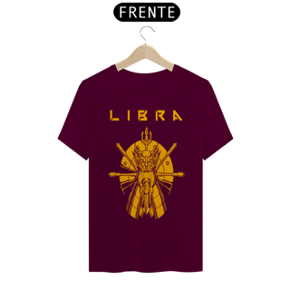 Nome do produto Camiseta Unissex: Libra Gold Armor
