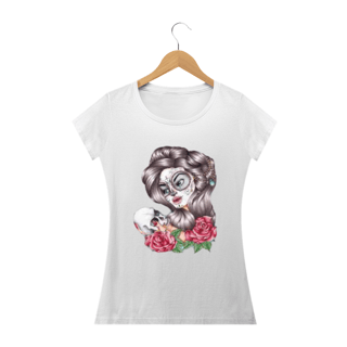 Nome do produto Camisa BabyLong WomanSkull