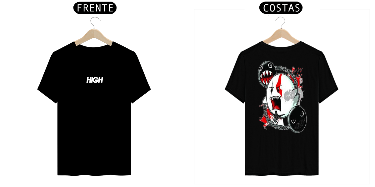 Nome do produto: Camiseta High GodOfWar