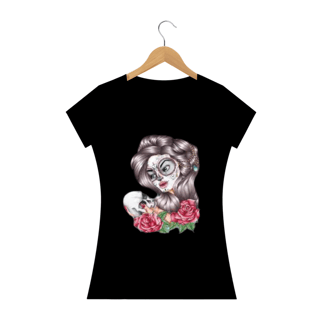 Nome do produto Camisa BabyLong WomanSkull